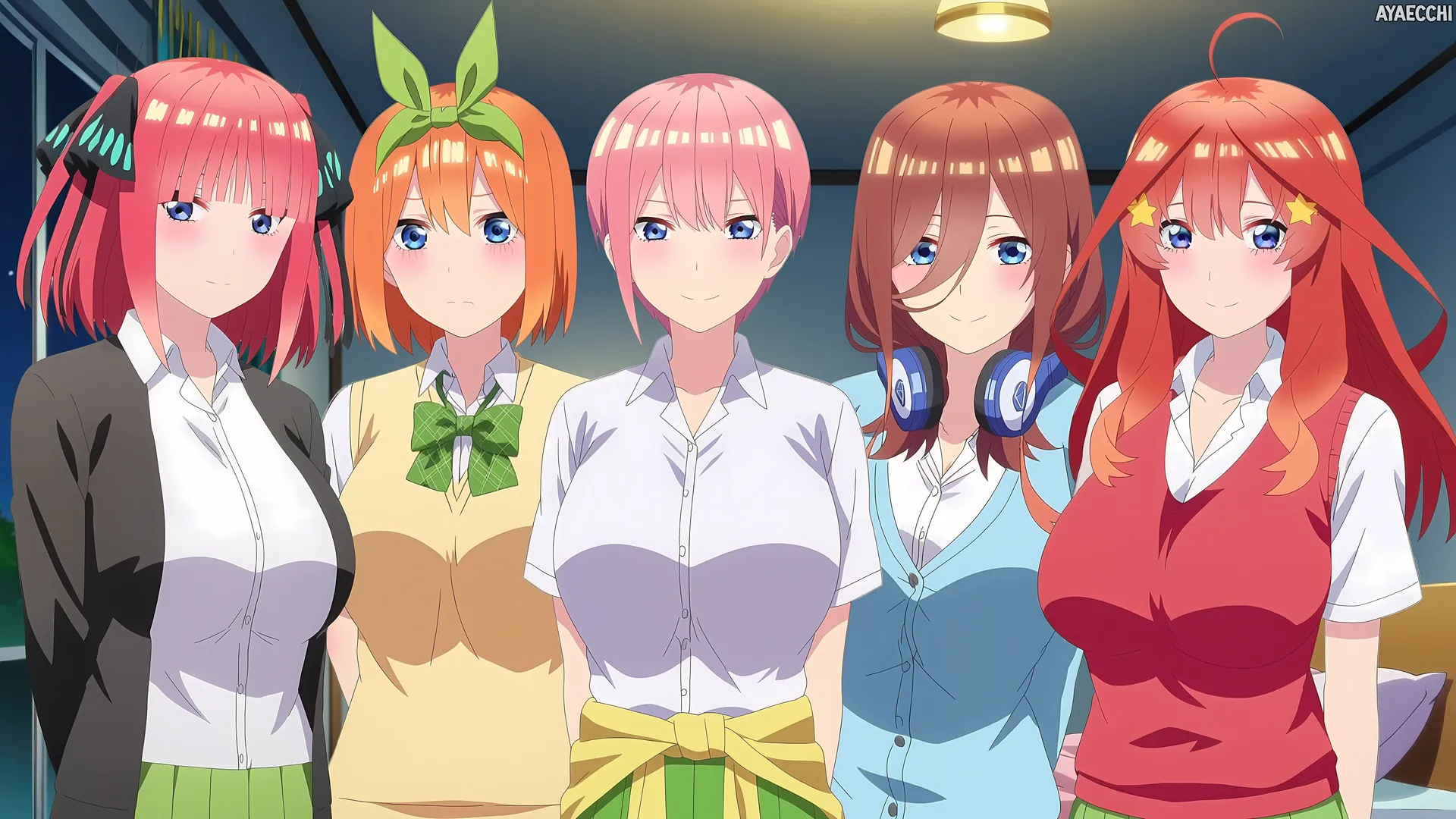 五等分的新娘 同人色圖